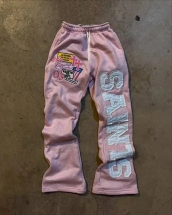 2026 New Popular Print Series Teenage Couple Casual Wide-leg Sports Pants Trousers Street Wear Pants Hot Sale Y2k Clothes